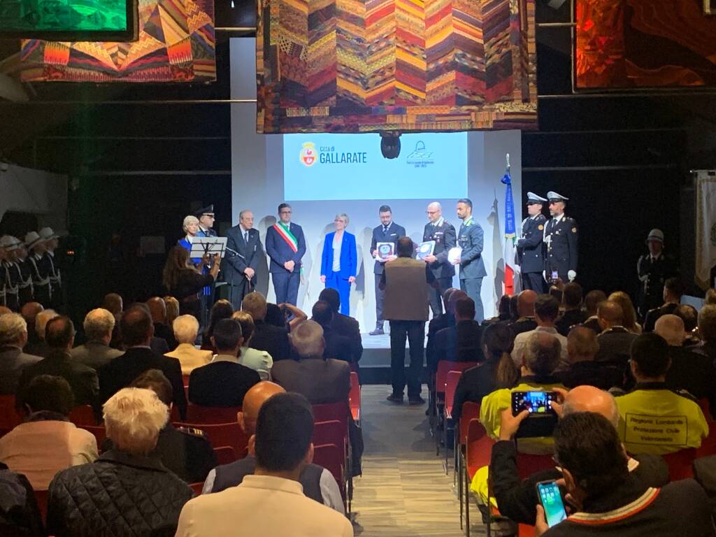 festa per i 156 anni della Polizia Locale di Gallarate