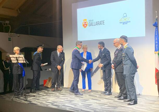 festa per i 156 anni della Polizia Locale di Gallarate