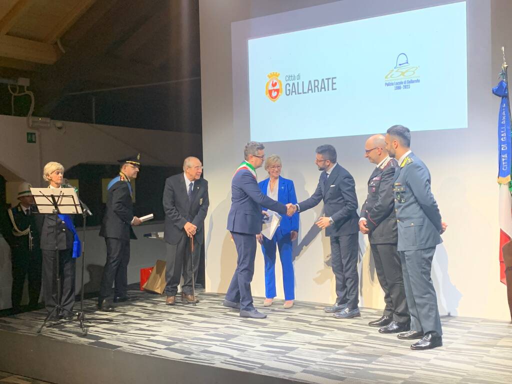 festa per i 156 anni della Polizia Locale di Gallarate