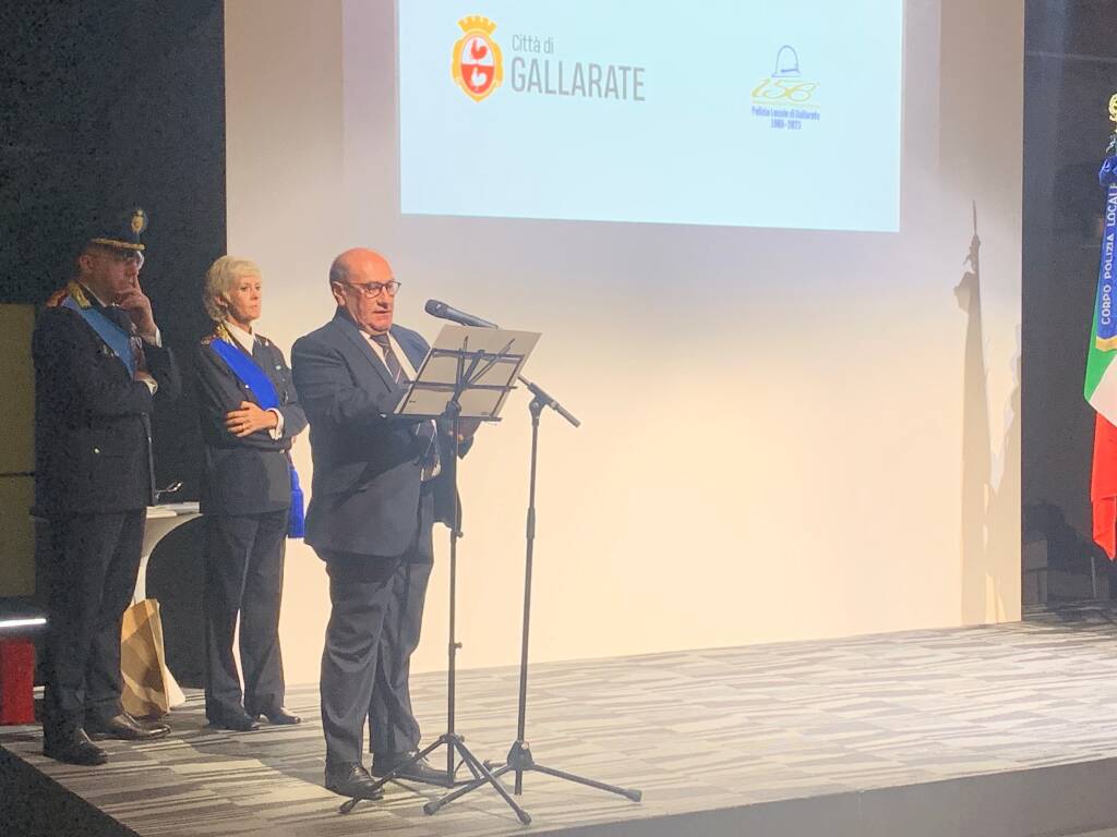festa per i 156 anni della Polizia Locale di Gallarate