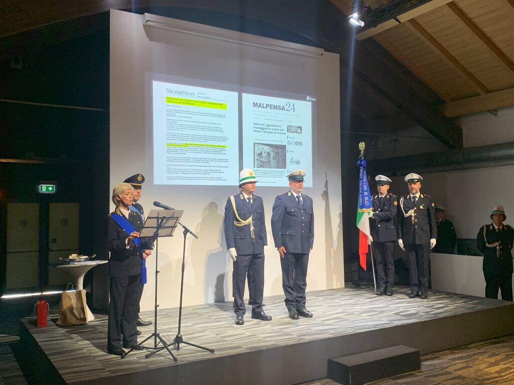 festa per i 156 anni della Polizia Locale di Gallarate