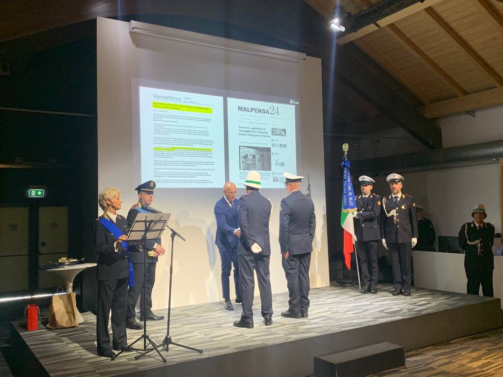 festa per i 156 anni della Polizia Locale di Gallarate