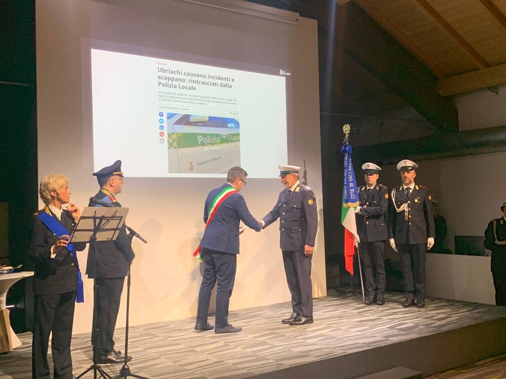 festa per i 156 anni della Polizia Locale di Gallarate
