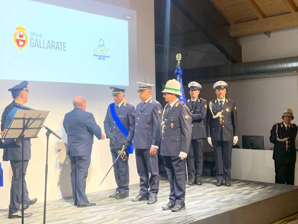 festa per i 156 anni della Polizia Locale di Gallarate