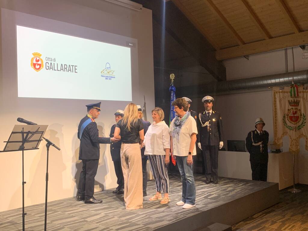 festa per i 156 anni della Polizia Locale di Gallarate