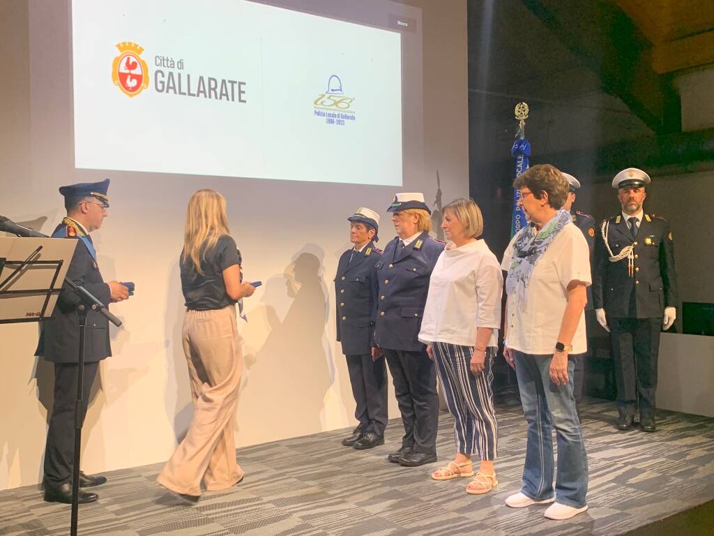 festa per i 156 anni della Polizia Locale di Gallarate