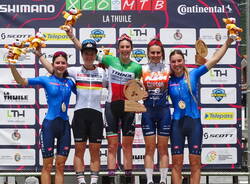 giada martinoli podio mtb la thuile