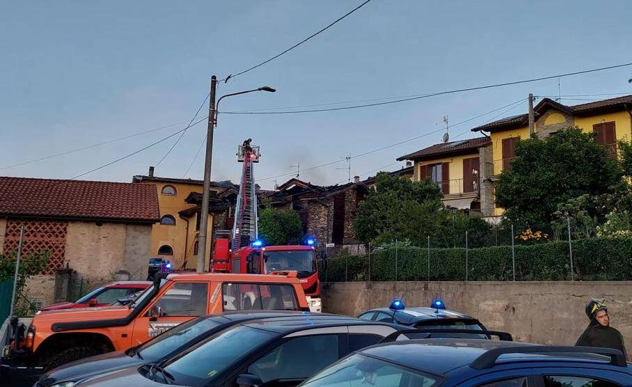 incendio doloso cafegliano viconago 24 giugno 2023