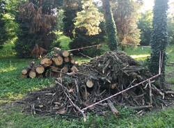 Lavori in corso al Parco Castello di Legnano  