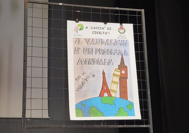 Busto Garolfo va “a Caccia di civiltà” con sei manifesti contro il vandalismo
