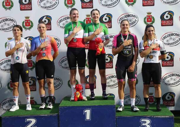 Martina Alzini chiude con un poker tricolore i Campionati italiani su pista