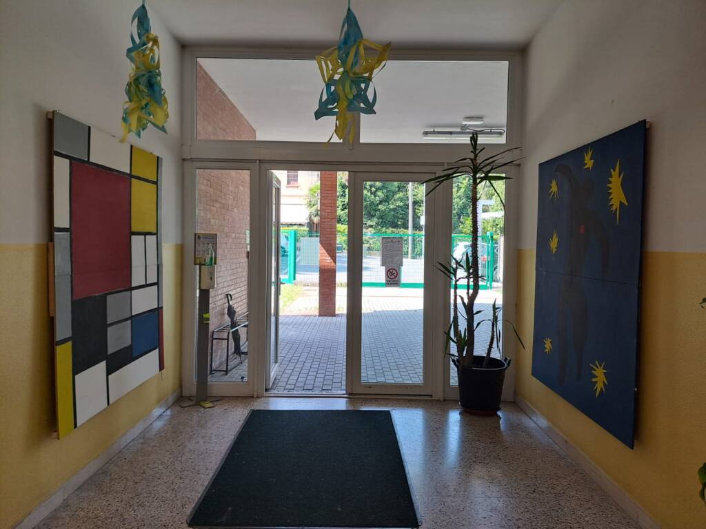 murales e biblioteca media morazzone