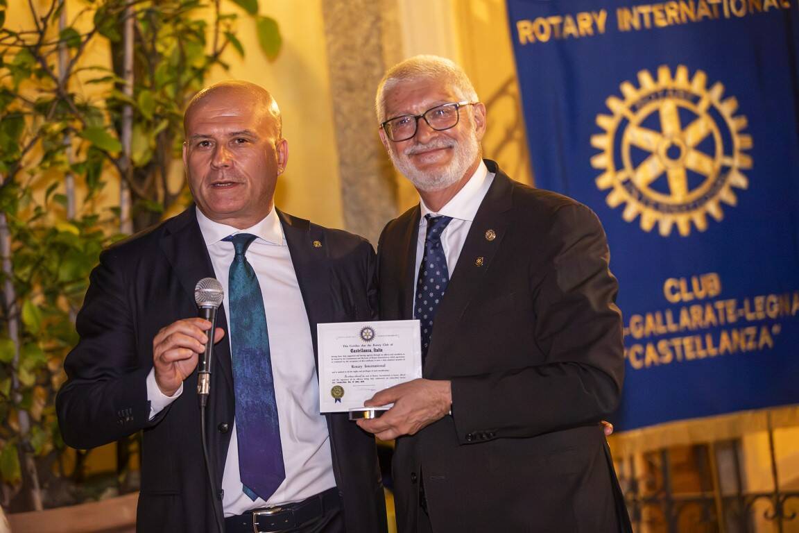 Nicola Zeni presidente del Rotary "Castellanza"