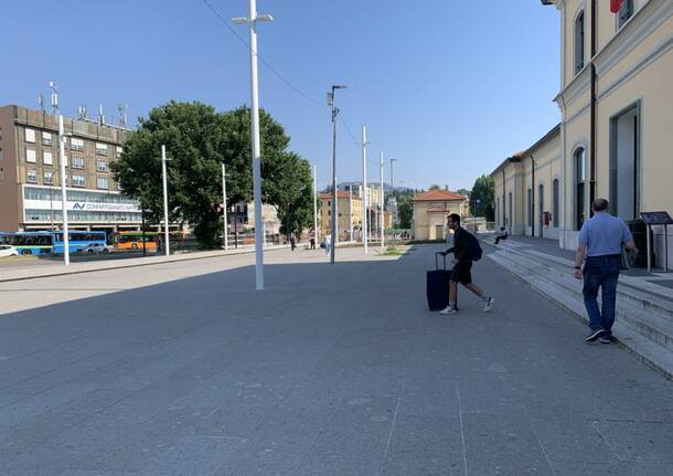 Piazzale Trieste a Varese: i lavori a giugno 2023