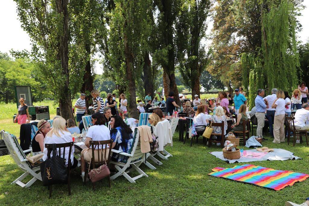 Pic nic la donna delle rose