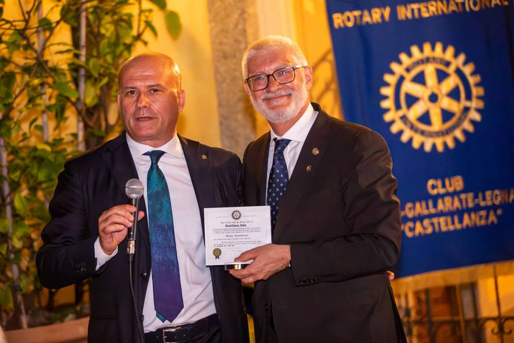 Rotary Castellanza, passaggio delle consegne e 45° di fondazione