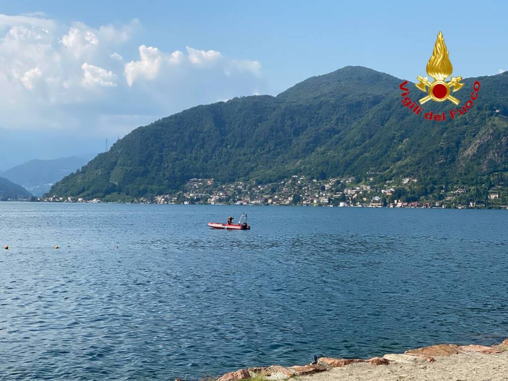 sommozzatori vigili del fuoco lago ceresio