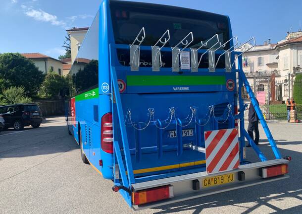 Trasporto bici autobus Varese