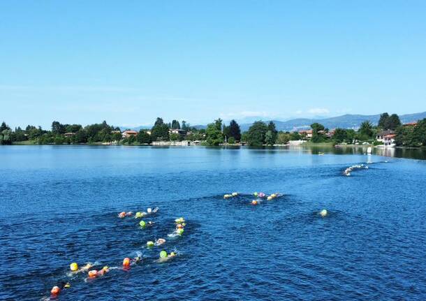 Traversata Italian Open Water Tour sul Lago di Monate 