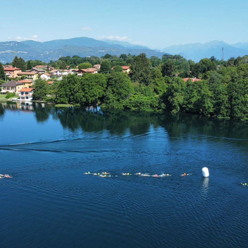 Traversata Italian Open Water Tour sul Lago di Monate 