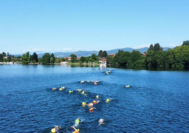 Traversata Italian Open Water Tour sul Lago di Monate 