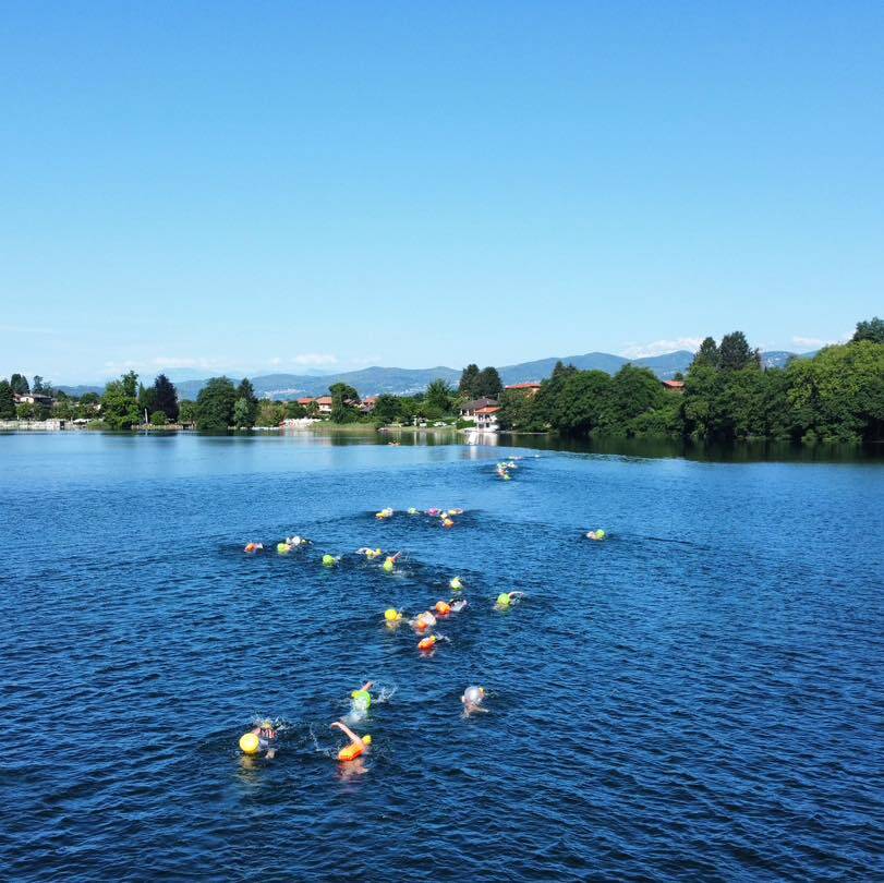 Traversata Italian Open Water Tour sul Lago di Monate 