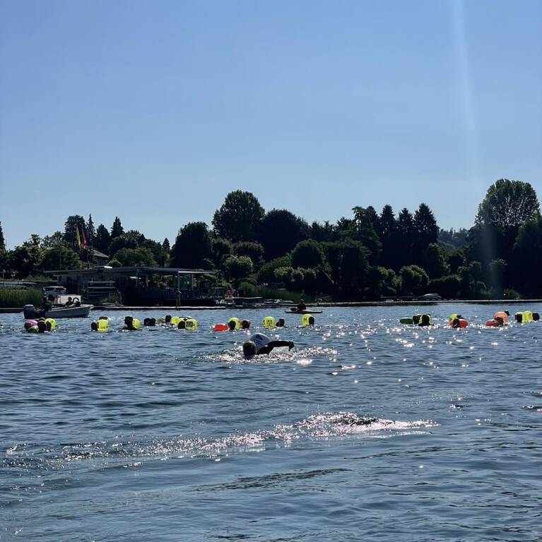Traversata Italian Open Water Tour sul Lago di Monate 