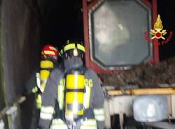 Treno merci deragliato a Laveno Mombello