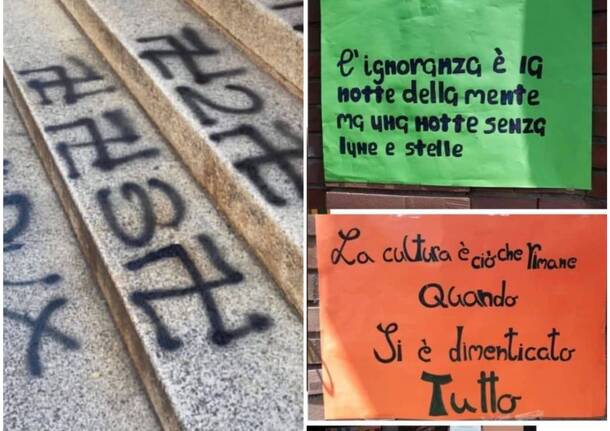 vandalismo scuola dante gallarate