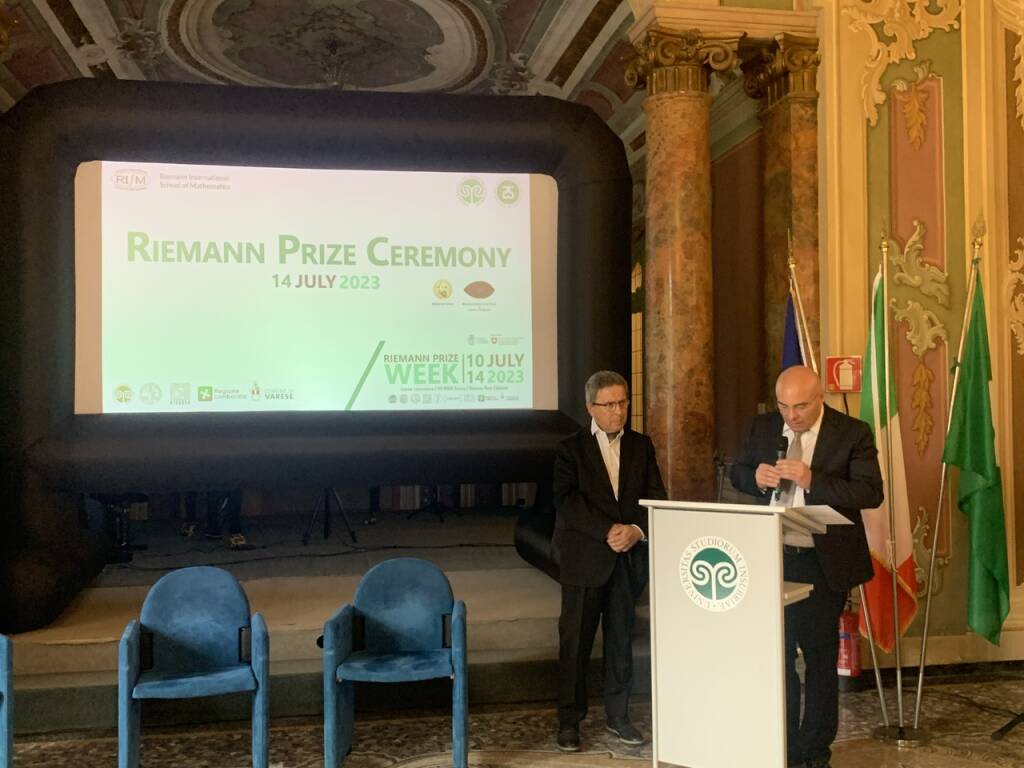 25 anni università dell’Insubria, premio Riemann