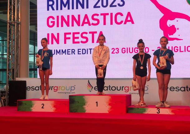 3 titoli nazionali, 5 argenti e 7 bronzi per la Ginnastica Skill Canegrate