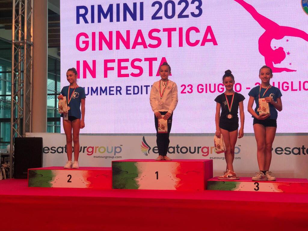 3 titoli nazionali, 5 argenti e 7 bronzi per la Ginnastica Skill Canegrate