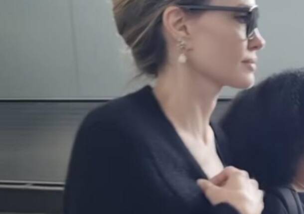 Angelina Jolie a Malpensa