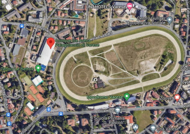 area palaghiaccio ippodromo bettole varese biumo inferiore