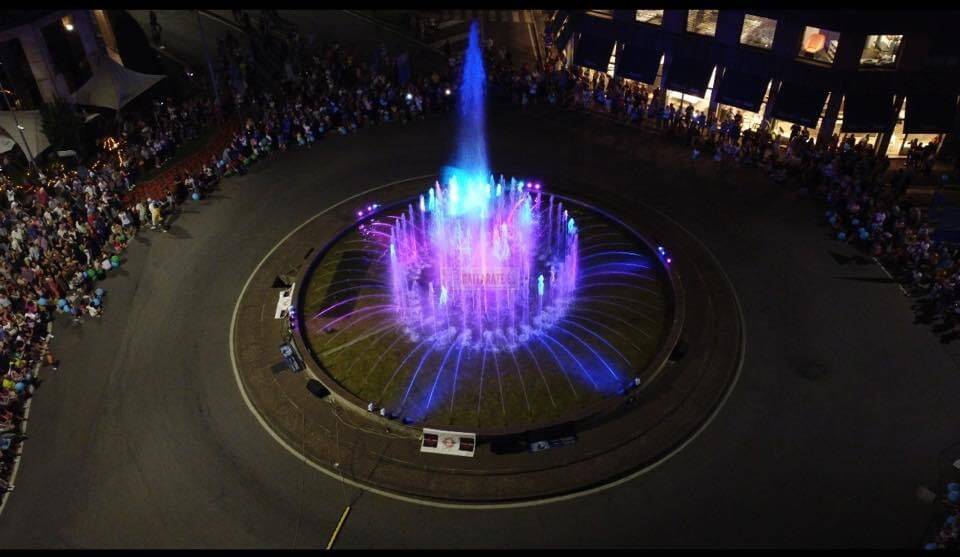 Lo spettacolo di luci e musica a Gallarate