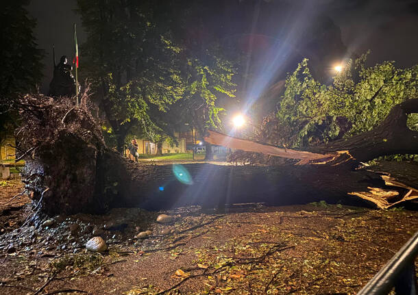 Il maltempo fa ancora danni a Saronno