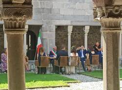 Celebrato il primo matrimonio al Chiostro di Voltorre: "Una giornata storica"
