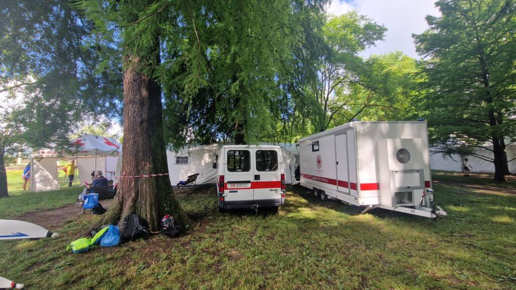 Cittadella sanitaria della CRI sul lungolago a Varese