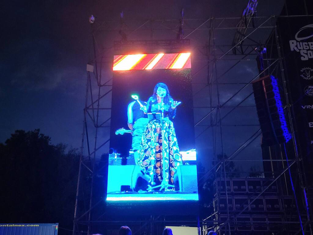 Cristina D'Avena e i Gem Boy al Rugby Sound Festival