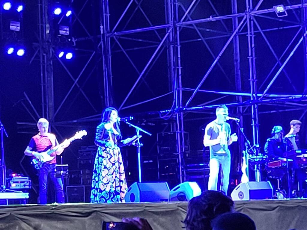 Cristina D'Avena e i Gem Boy al Rugby Sound Festival