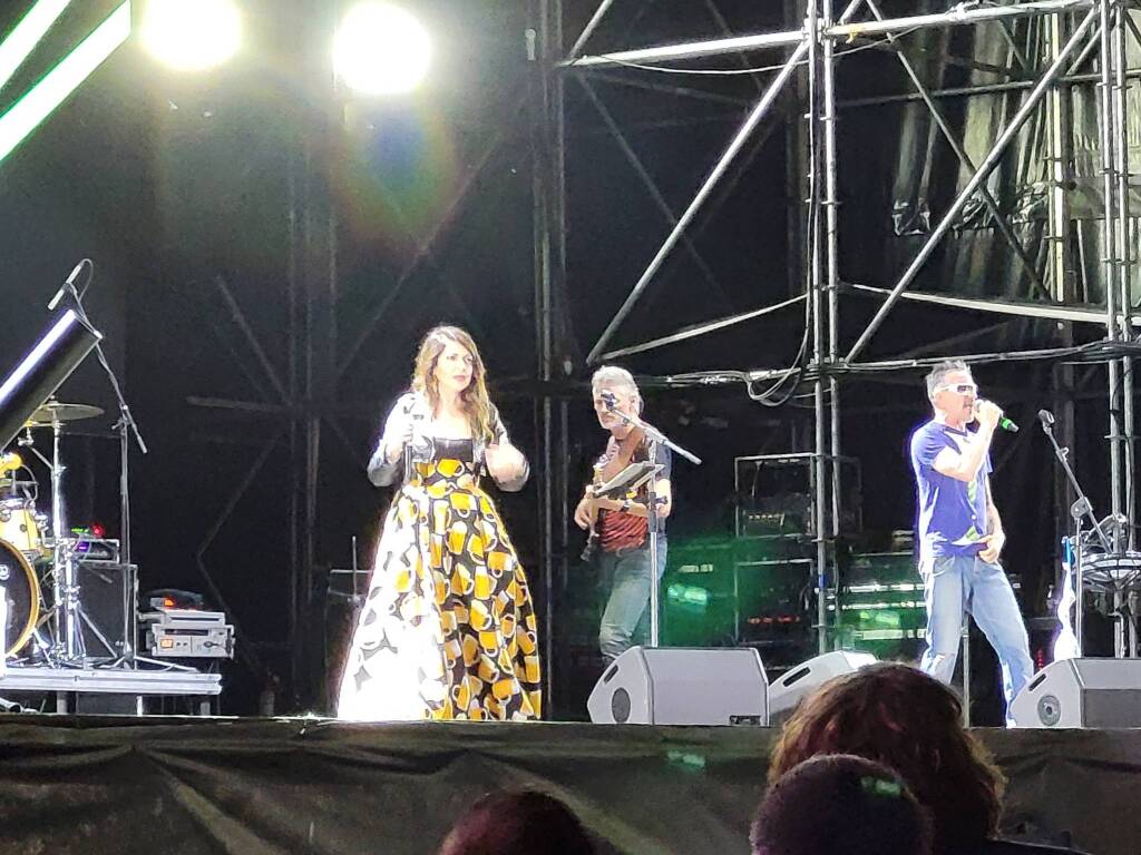 Cristina D'Avena e i Gem Boy al Rugby Sound Festival