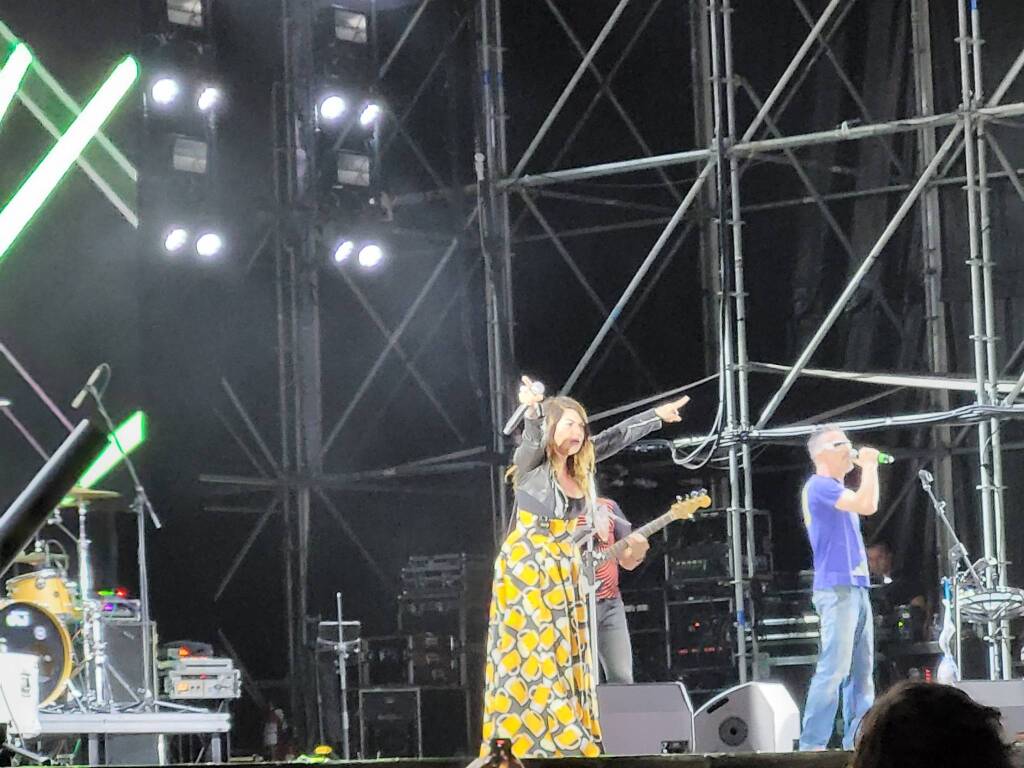 Cristina D'Avena e i Gem Boy al Rugby Sound Festival