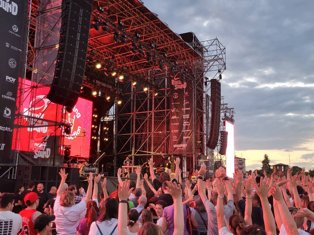 Cristina D'Avena e i Gem Boy al Rugby Sound Festival