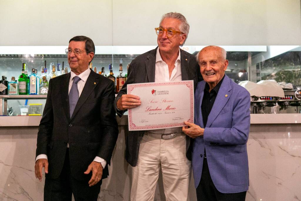 Festeggiati in Famiglia Legnanese i soci storici con più 40 anni di presenza in associazione