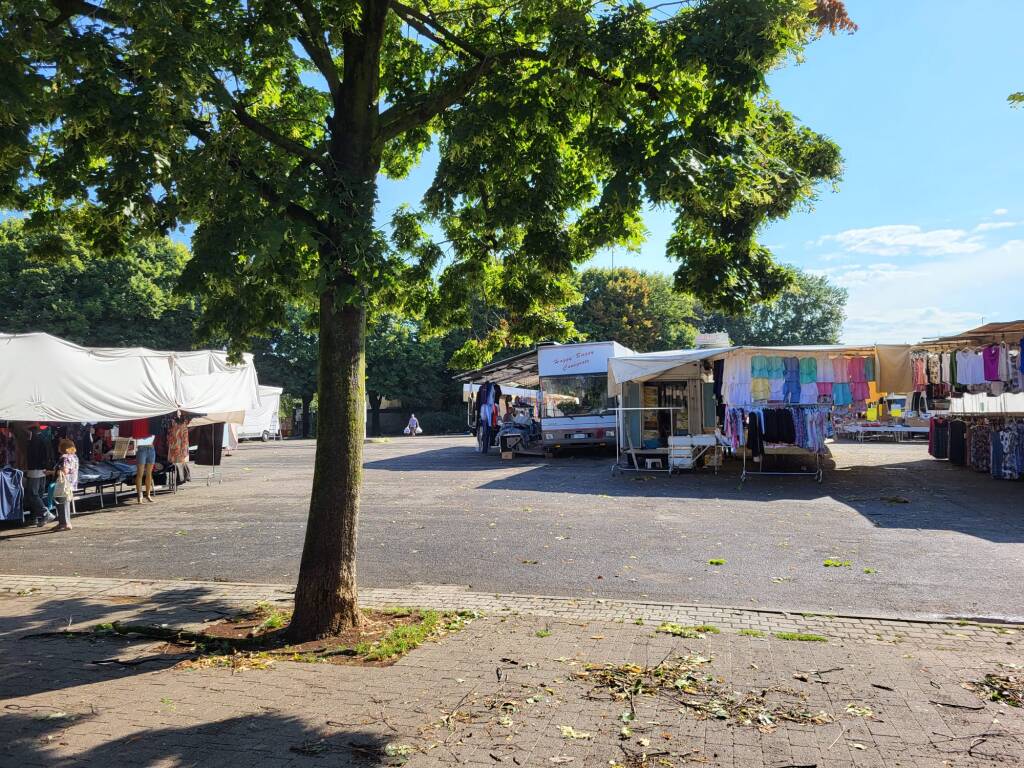 Il Mercato di Legnano il giorno dopo il doppio nubifragio