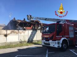 incendio Trezzano sul Naviglio