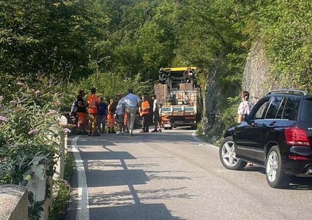 incidente stradale al Sacro Monte