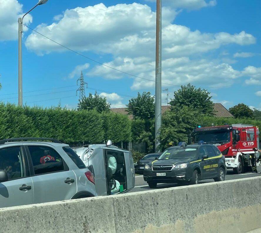  incidente superstrada 336 Malpensa