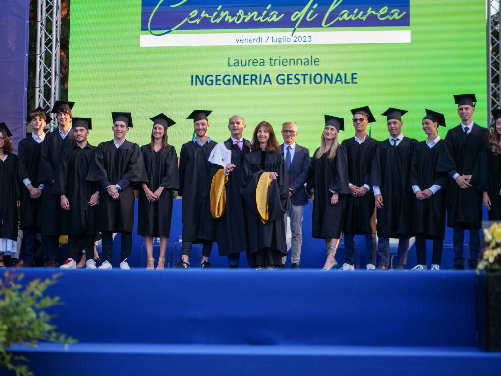 La cerimonia di laurea alla Liuc di Castellanza