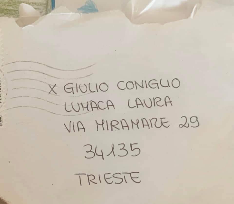 La lettera di Viola a Giulio Coniglio 